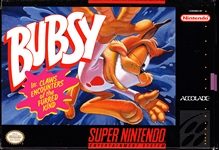 Super Nintendo Bubsy in Claws Encounters of the Furred Kind Front CoverThumbnail